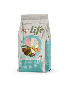 Quatree Life Frango e Arroz Cães-Filhotes-Raças Pequenas